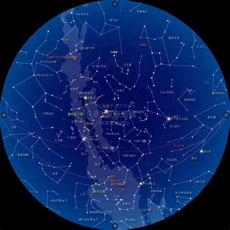 夏至 星座|夏の星座｜やさしい88星座図